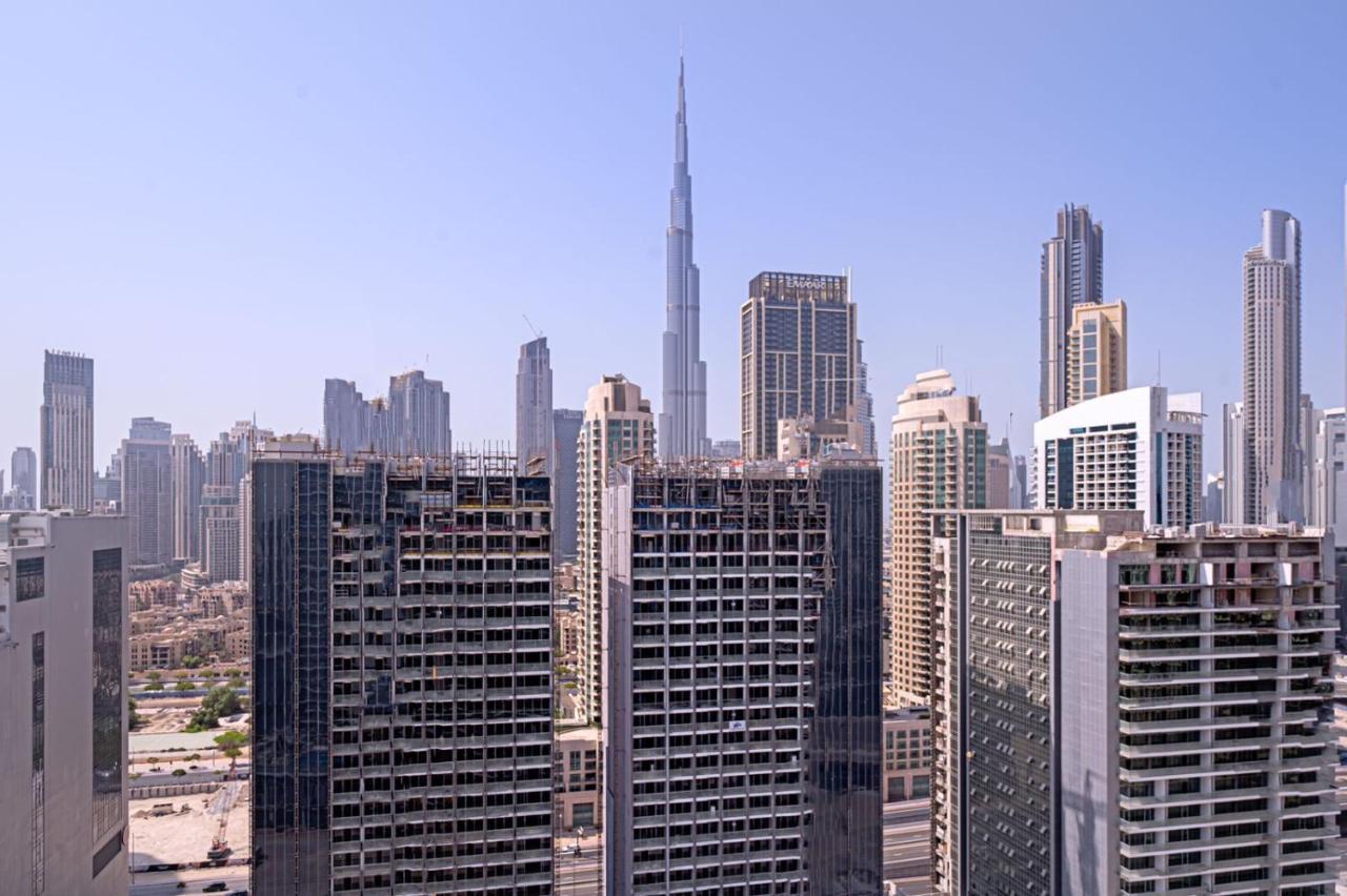 Alluring 1 Bd Apartment In Business Bay With Burj Khalifa View Dubai Buitenkant foto